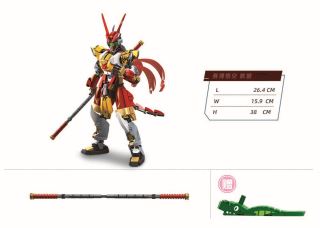 Sluban P.R. Mecha M38-B1180 Bojovník Kyber Goku (2)
