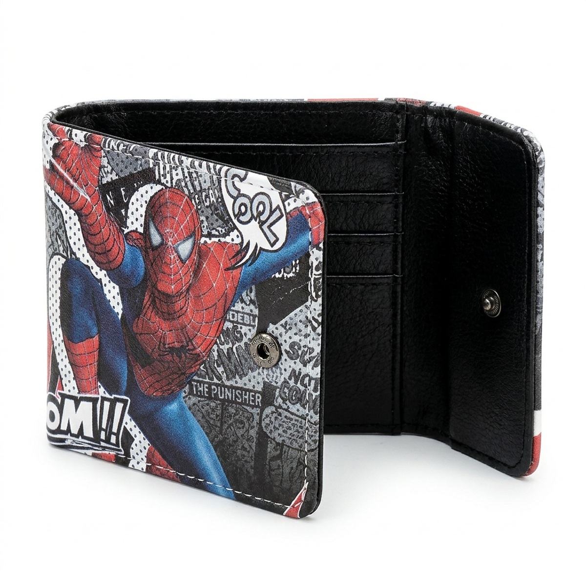 Detská peňaženka so zapínaním Spiderman Komiks