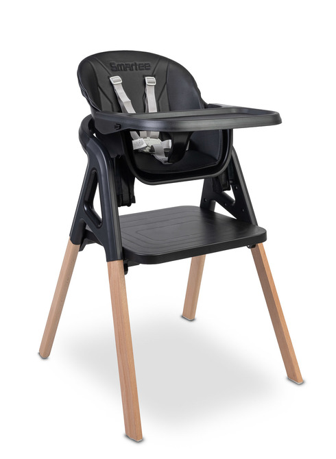Jedálenská stolička Smartee Black 3v1
