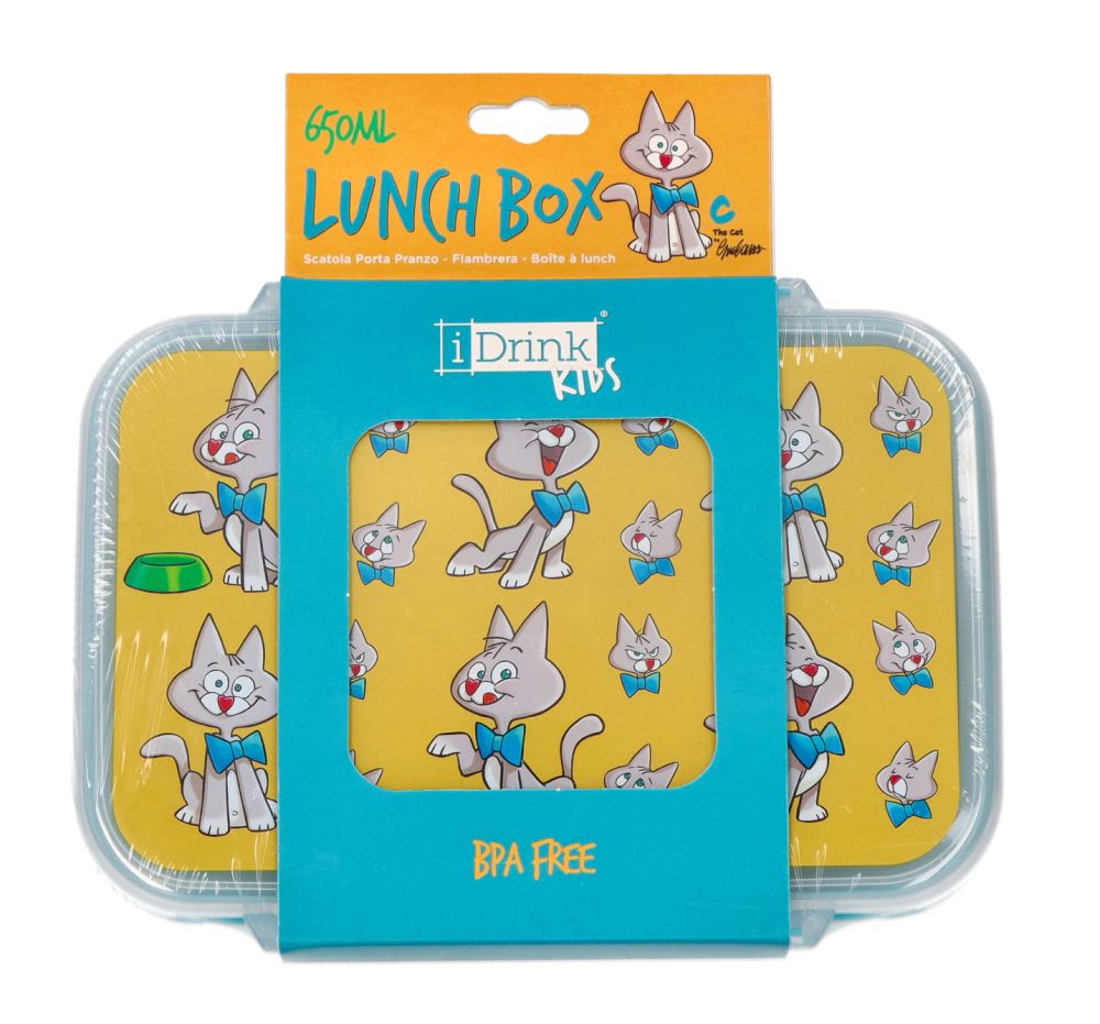 Box na desiatu s mačkou i-Total, 600 ml