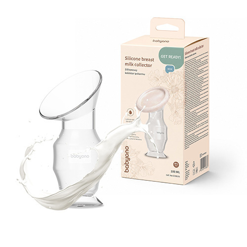 Silikónový zberač materského mlieka, 100 ml, BabyOno