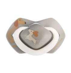 Cumlík Light Touch 0–6 m silikónový symetrický 2 ks DOGS – ortodontický, BPA free (3)