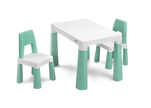 Súprava detského nábytku TOYZ MONTI 1+2, mätová/biela (573607)