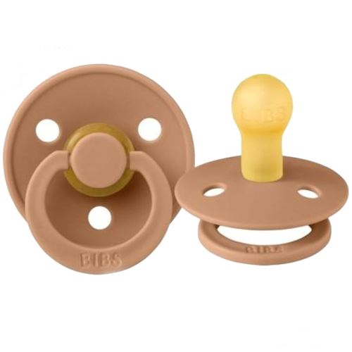 Kaučukový cumlík, BIBSKaučukový cumlík BIBS, 0-6 m, sv. hnedý (3)