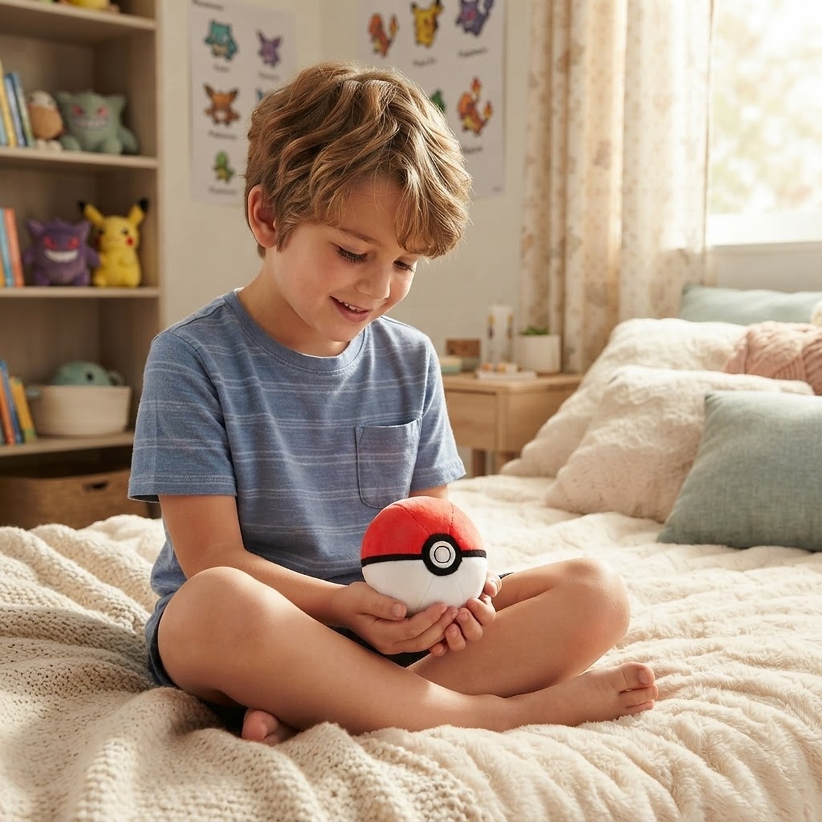 Plyšák Pokémon Pokéball 13cm