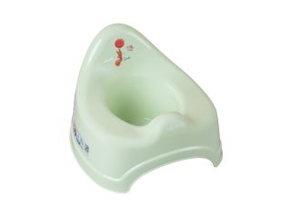 Detský nočník TEGA BABY klasický s obrázkom ergonomický, zelený