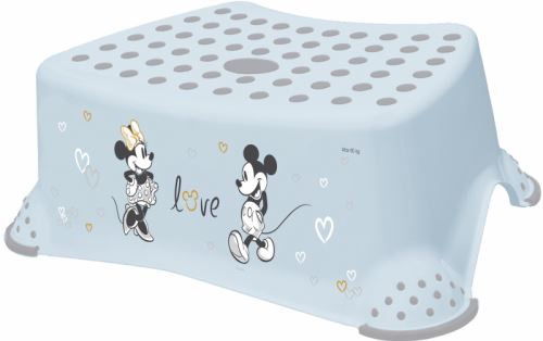 Stolička, schodík s protišmykovou funkciou - Mickey Mouse, modrý