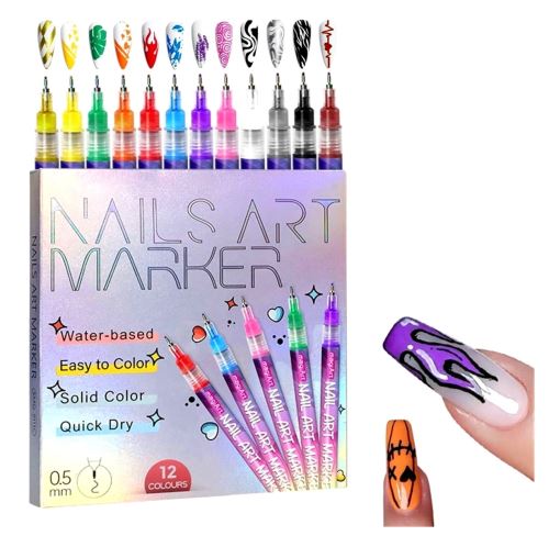Sada farieb na nechty Fixky Nail art 12ks