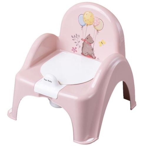 Tega Baby Nočník / stolička Medvedík  - pudrový (442909)