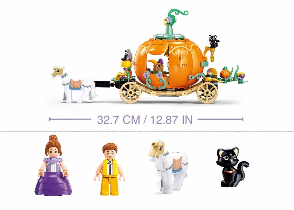 Sluban Girls Dream Pumpkin M38-B1176 Kúzelný tekvicový kočiar