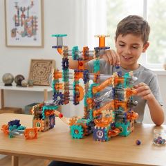 Veľká guľôčková dráha Fun marble run 334ks (3)