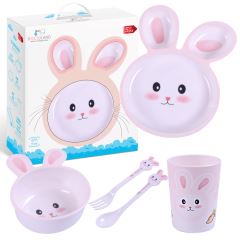 Sada detského riadu 5D pre deti - Bunny (1)