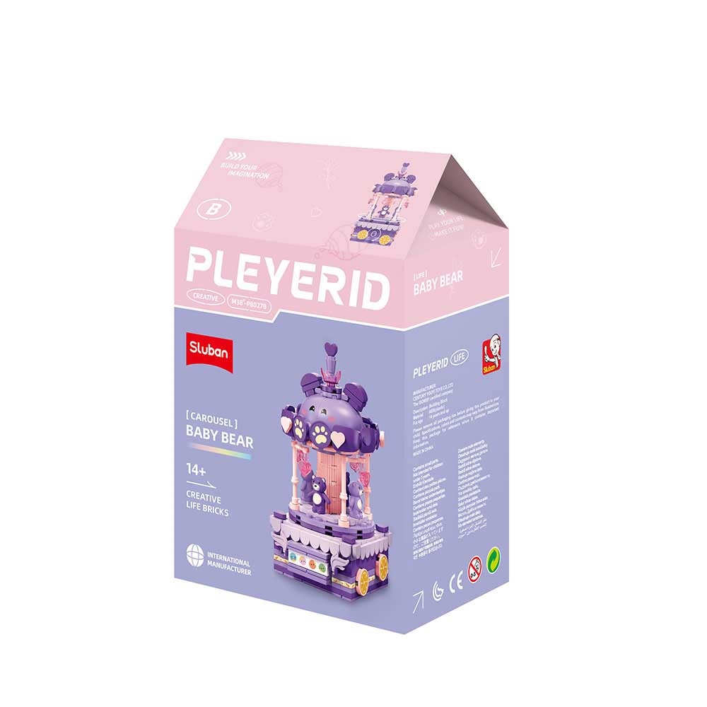 Sluban Pleyerid M38-P8027 Kolotoč so zvieratkom B Medveď