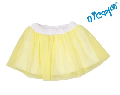 Dětská sukně Nicol, Mořská víla  - žlutá