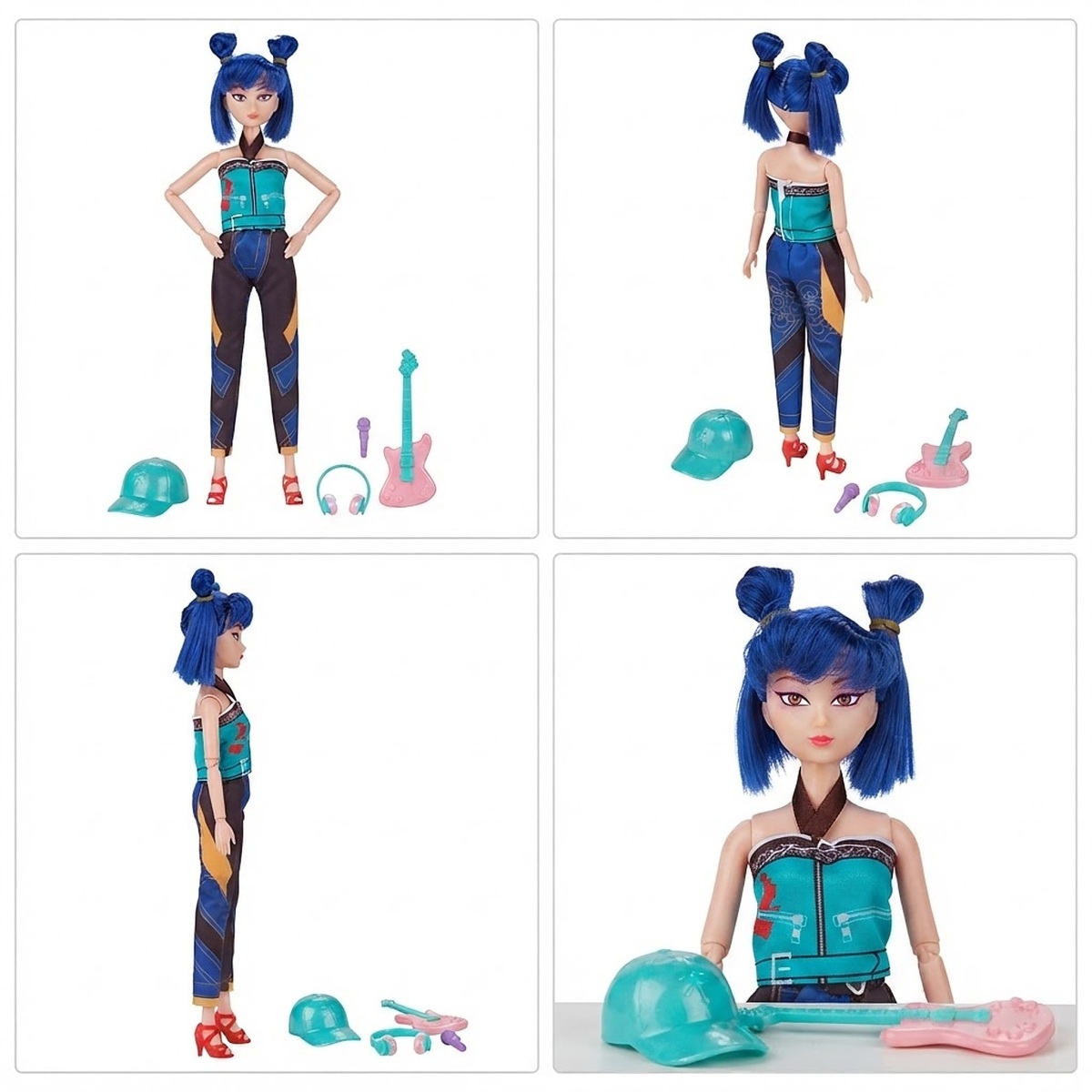 Figúrka Demon Hunters K-pop Zoey Huntrix 30cm s doplnkami