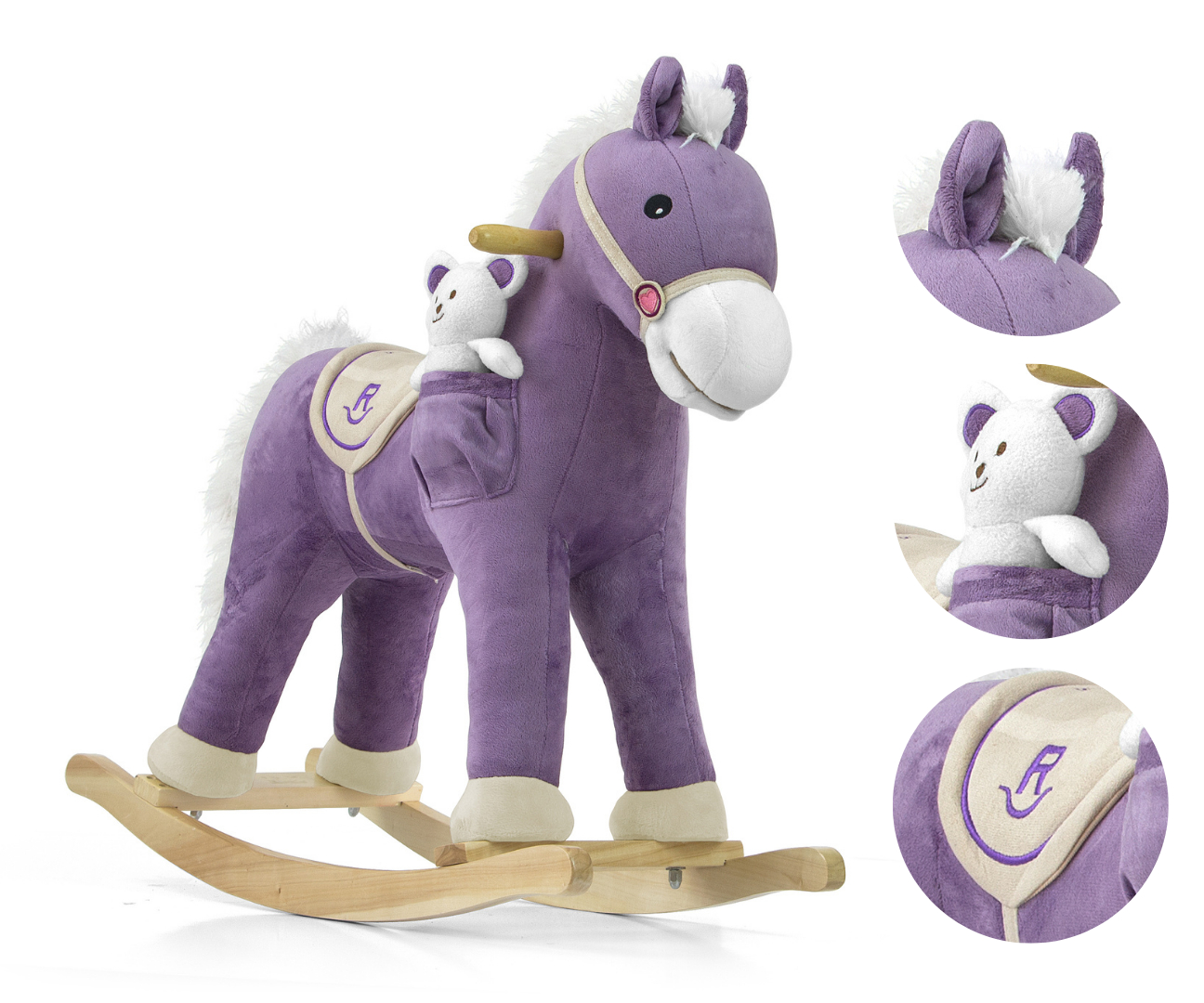Hojdací koník Pony Purple – Milly Mally