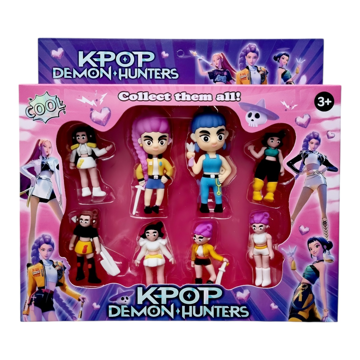 Sada figúrok Demon Hunters K-pop 8ks
