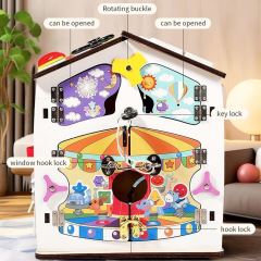 2Kids Toys Activity board Domček biely (11)