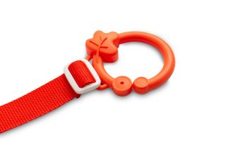 Závesná edukačná hračka s volantom - zelená, oranžová (570818)